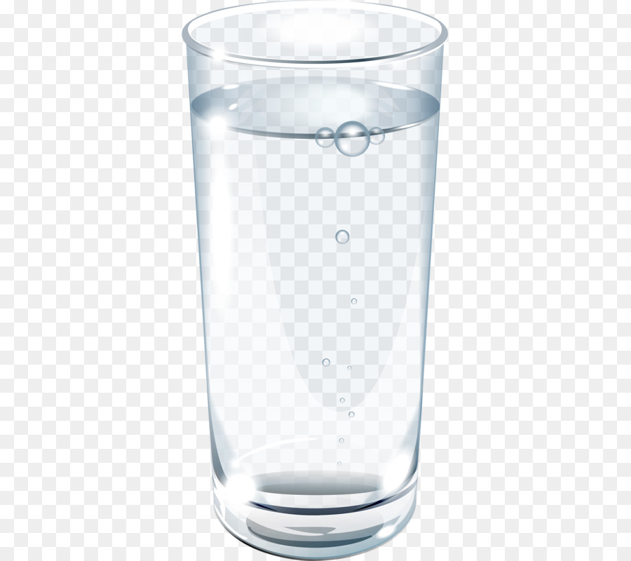 Tazza di Vetro di arte di Clip - Una tazza di acqua