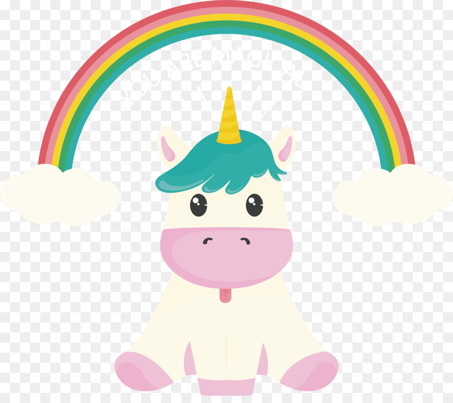 Unicorn file di Computer - L'unicorno seduto per terra