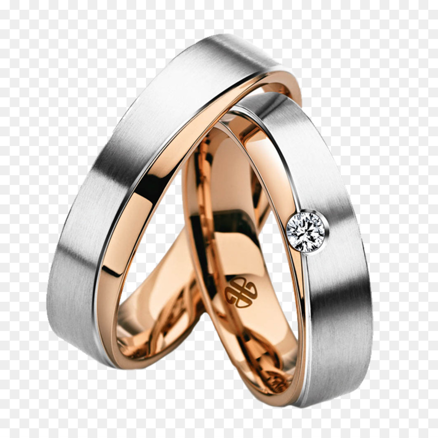 Anello di nozze Matrimonio - anello con diamante