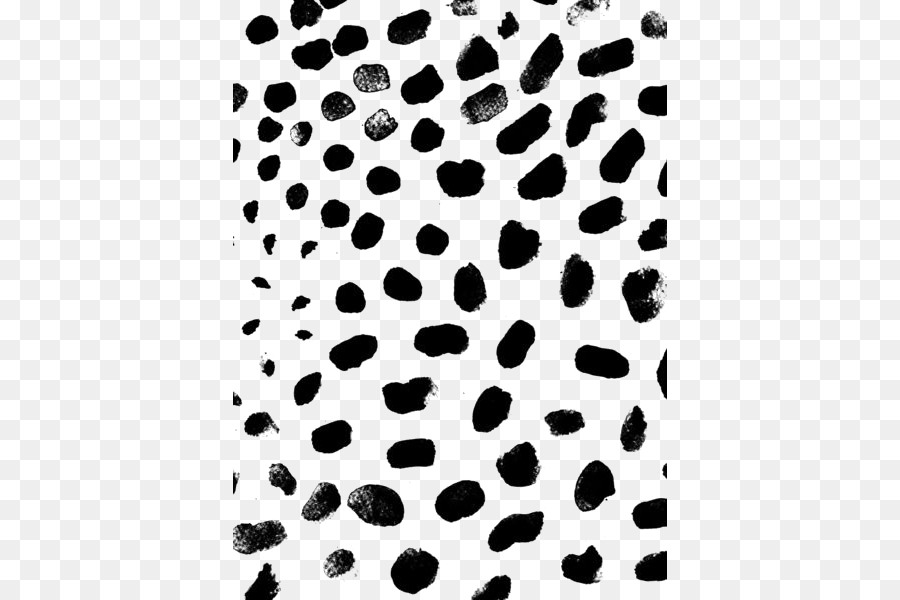 In bianco e nero Polka dot Pattern - stampa leopardo