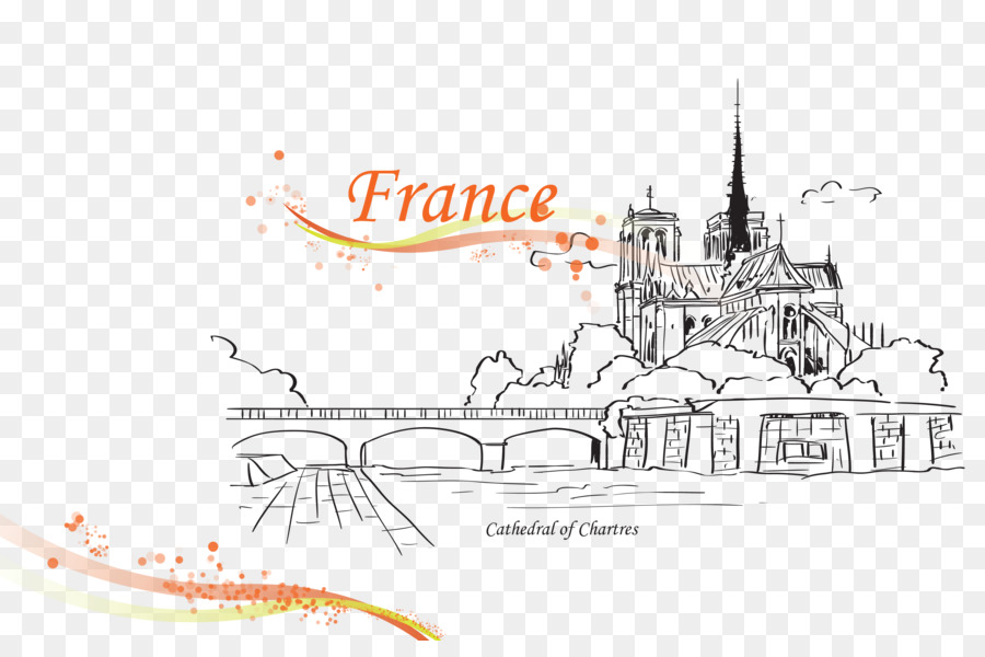 Scarica Locandina Architettura - Francia, la Cattedrale di Chartres linee