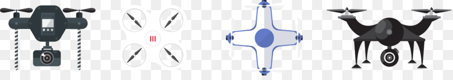 Unmanned aerial vehicle Flache design-Ikone - Vektor kreative Flachbild-Drohne