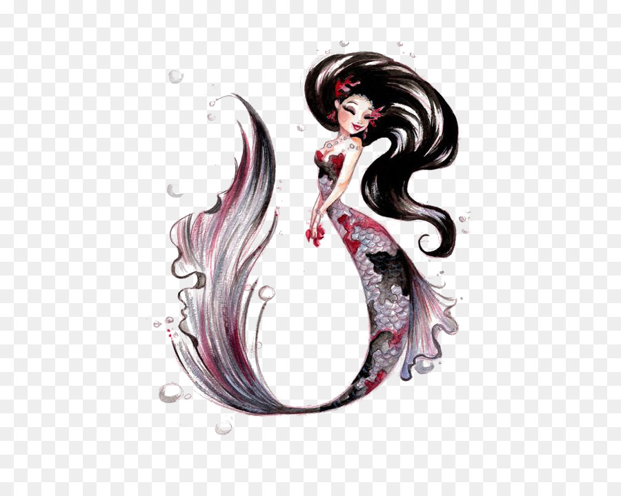 Koi Manica tatuaggio Sirena - sirena di fantasia