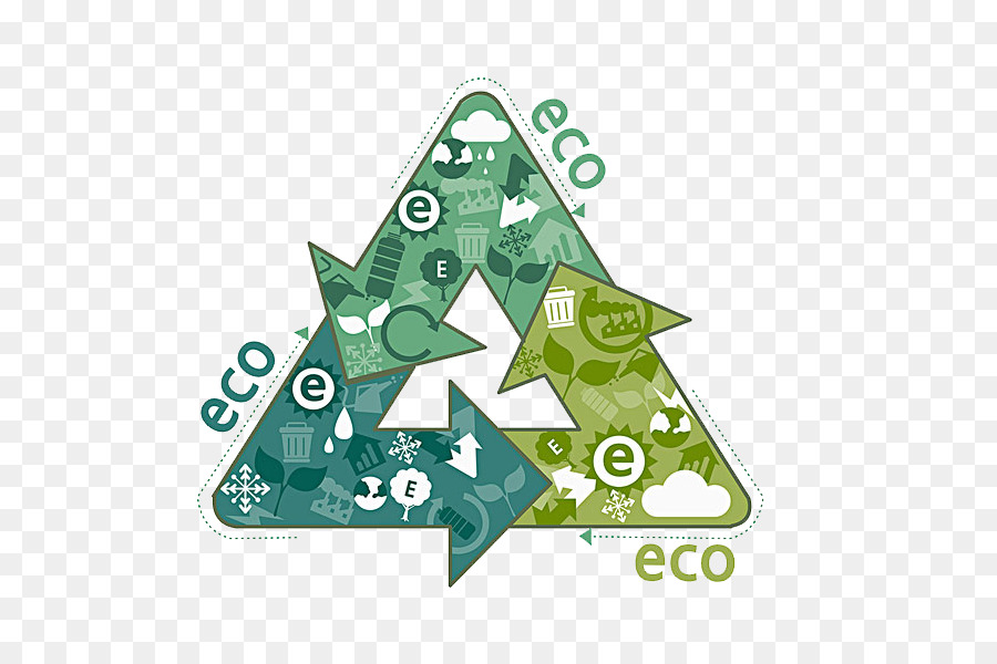 Recycling Cartoon-Symbol - Recyclebar Zeichen