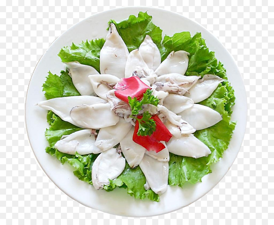 Hot pot mit Meeresfrüchten chinesische Küche Tintenfische als Nahrung Malatang - Squid Haut