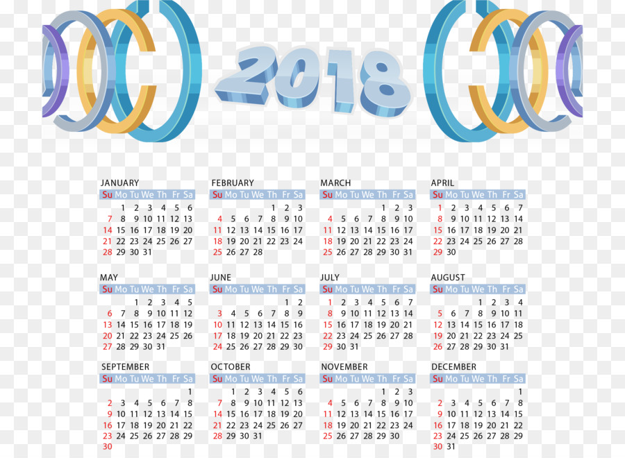 Calendario Scarica Il Modello - Dimensionale 2018 art parola modello di calendario