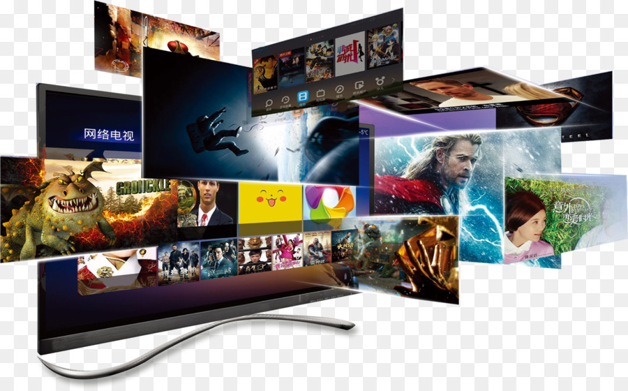 Smart-TV mit 4K-Auflösung TV-Android-TV-Kodi - Kreative Smart-TV-Bildschirm-pull-material Frei