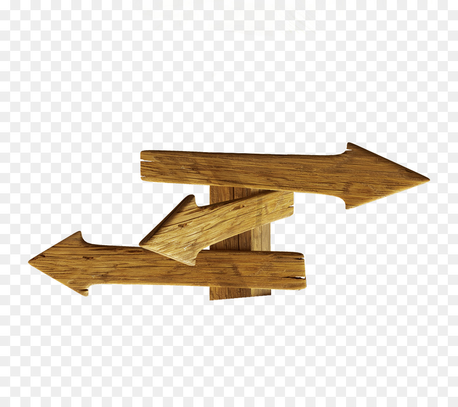Wood Sign Arrow