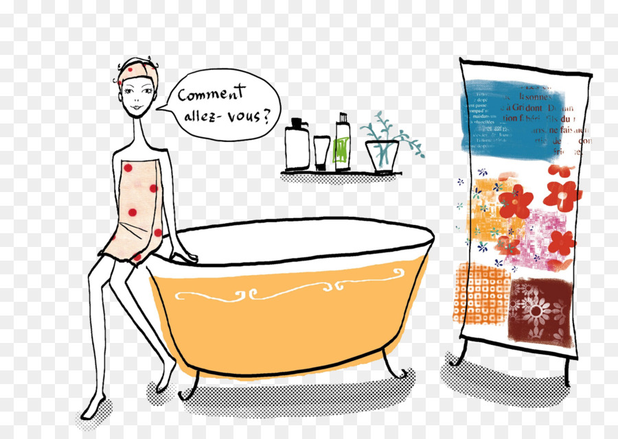 Chứng minh họa miễn phí tiền bản Quyền Hoạ - Minh họa bồn tắm
