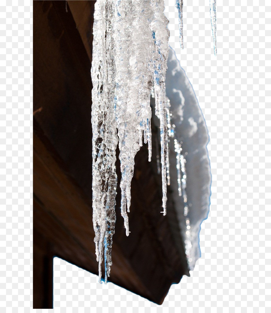 Lạ Truckee Băng Tuyết Mái Nhà - Dưới mái hiên của băng