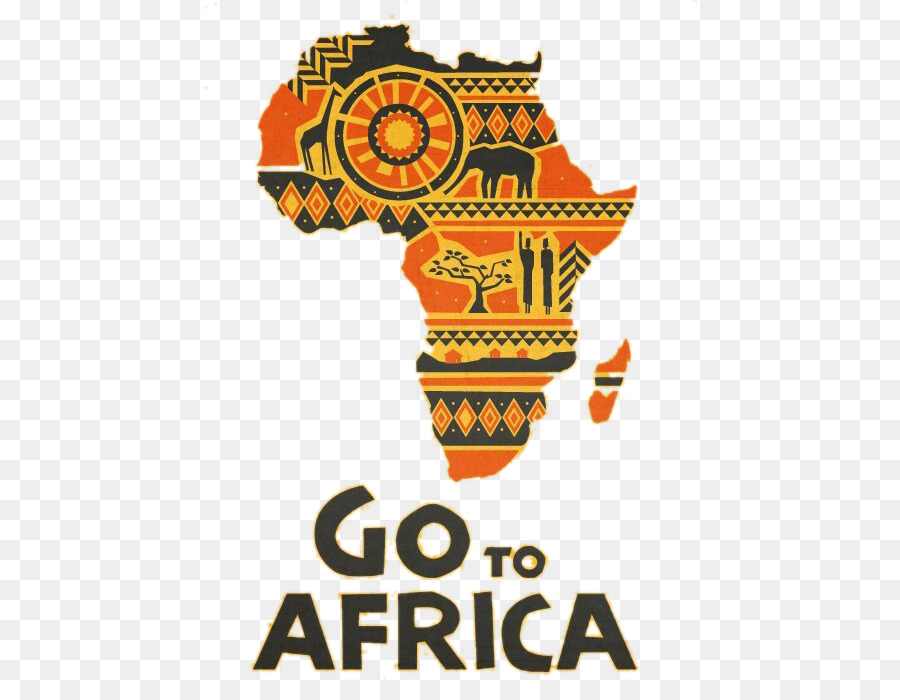 Südafrika-Plakat-Grafik-design - Karte von Afrika