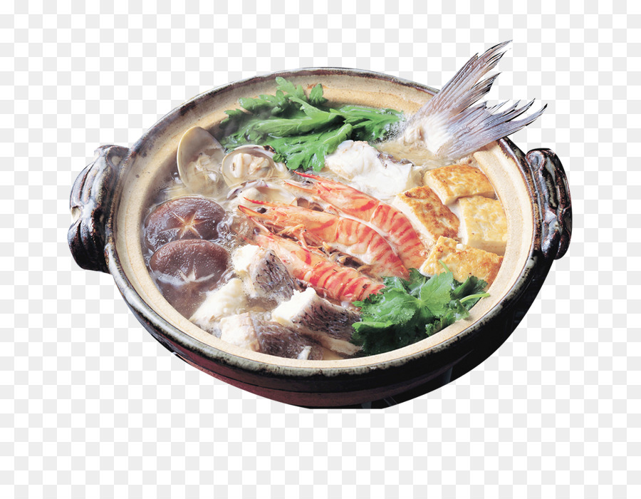 Nabemono hot pot, shabu-shabu, japanische Küche Clam - Fisch-Eintopf