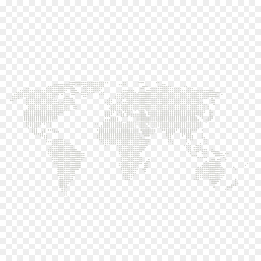 Linea in bianco e nero Angolo di - Grigio mappa del mondo