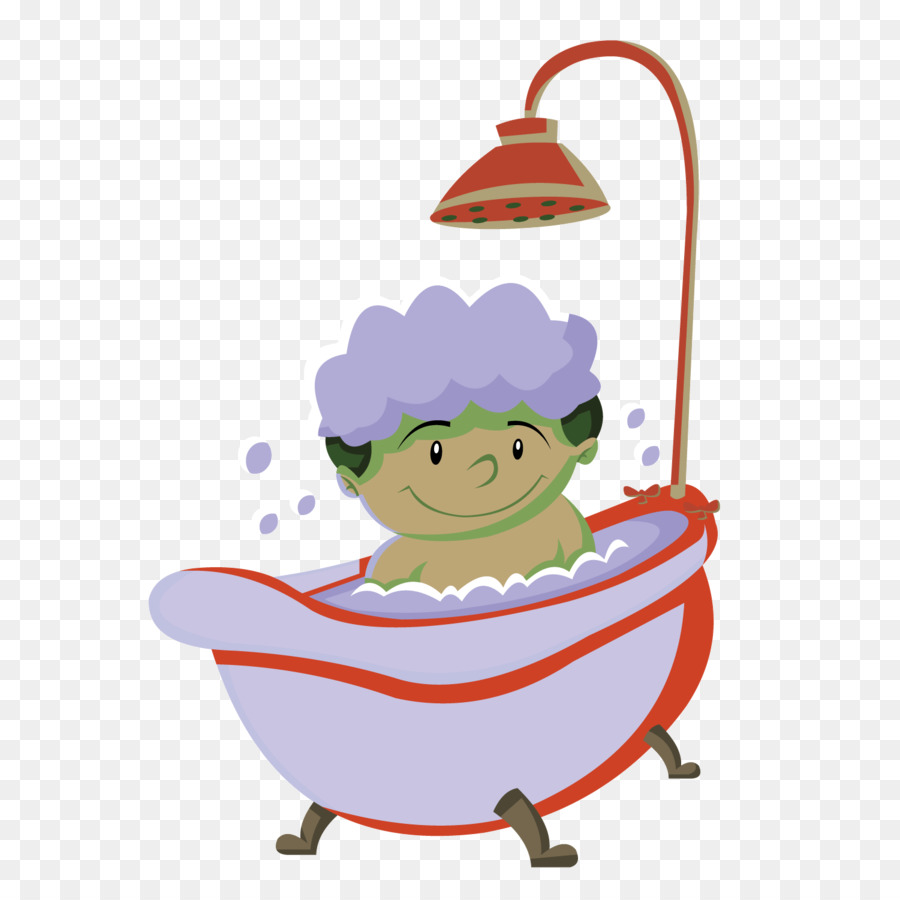ClipArt fumetto - Vector cartoon vasca da bagno per bambini