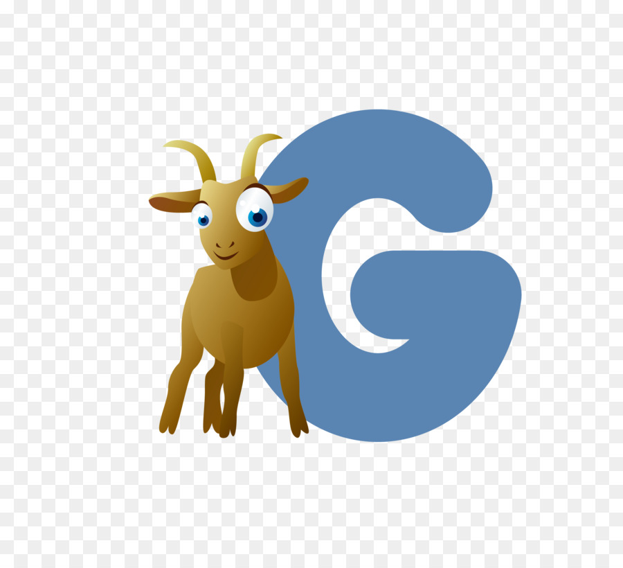 G ist für Ziegen Alphabet Shutterstock - Vektor-Ziege Buchstaben G material