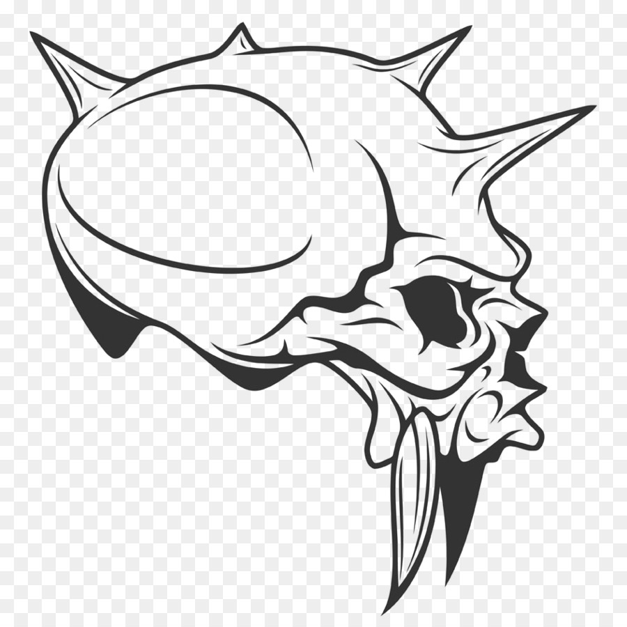 T-shirt Skull Illustration - Warcraft Schädel