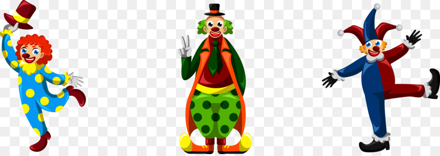 Clown Cartoon-Zirkus-Illustration - Zirkus clown