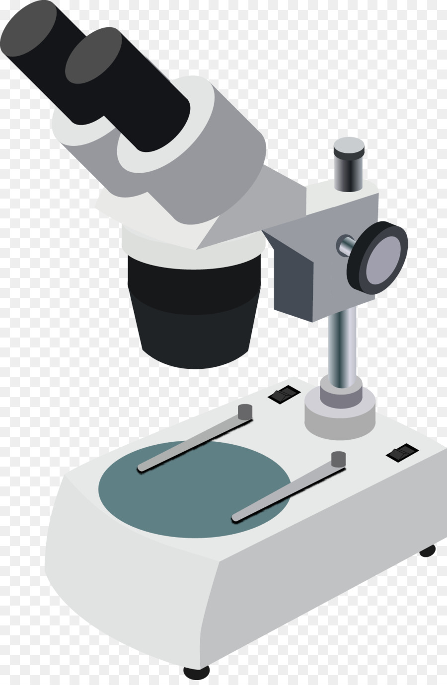 Mikroskop Clip-art - Vektor-Mikroskop