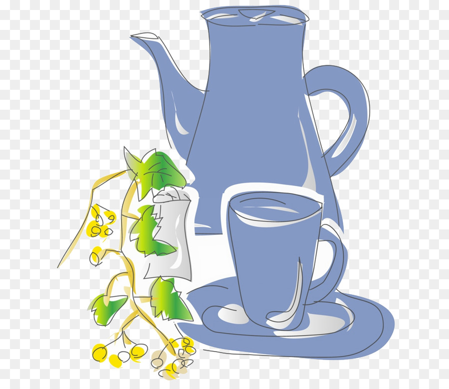 Ấm trà Cốc cà Phê Clip nghệ thuật - ấm trà