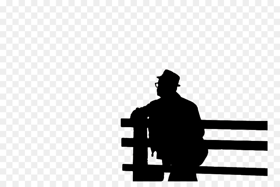 Una Frase È Diecimila Frasi Fushu Silhouette Persona Seduta - Silhouette di un uomo seduto