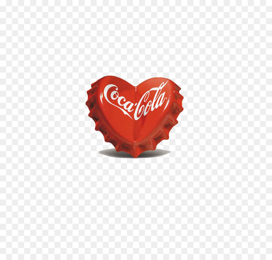 Coca-Cola Soft drink Pubblicità - Cuore a forma di bottiglia di Coca-Cola