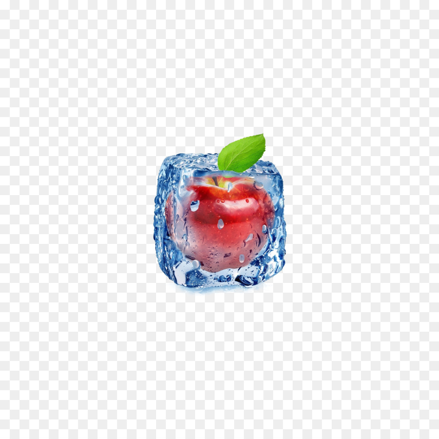 Ice cube Apple Einfrieren von Obst - Frozen frozen apple