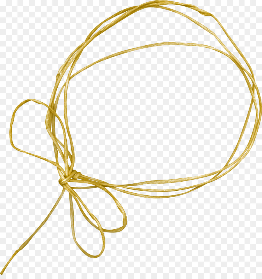 Seil, Knoten Material - goldene Seil