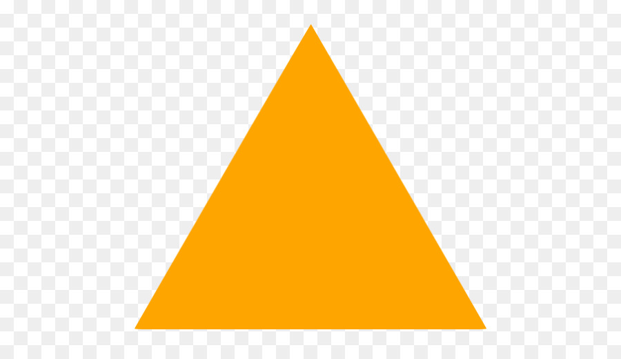 Triangolo Giallo Piramide Modello - Triangolo PNG Foto