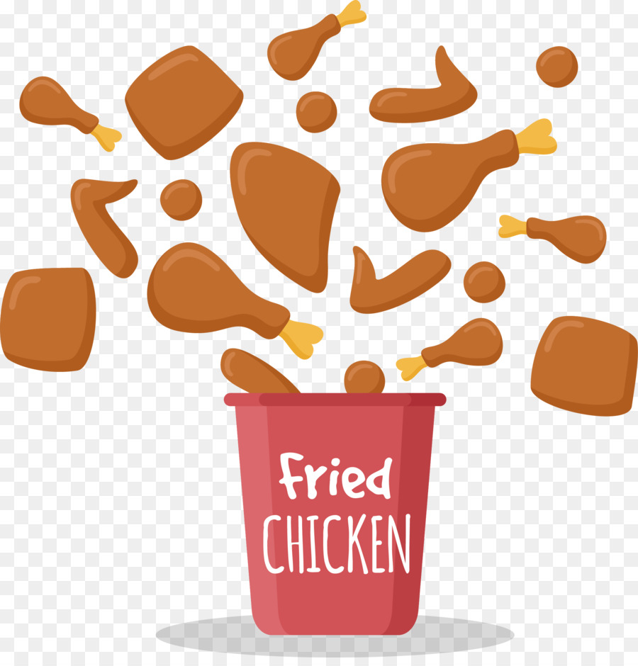 Fried chicken nugget di Pollo Fast food, cibo Spazzatura - Tutta la famiglia secchio secchio