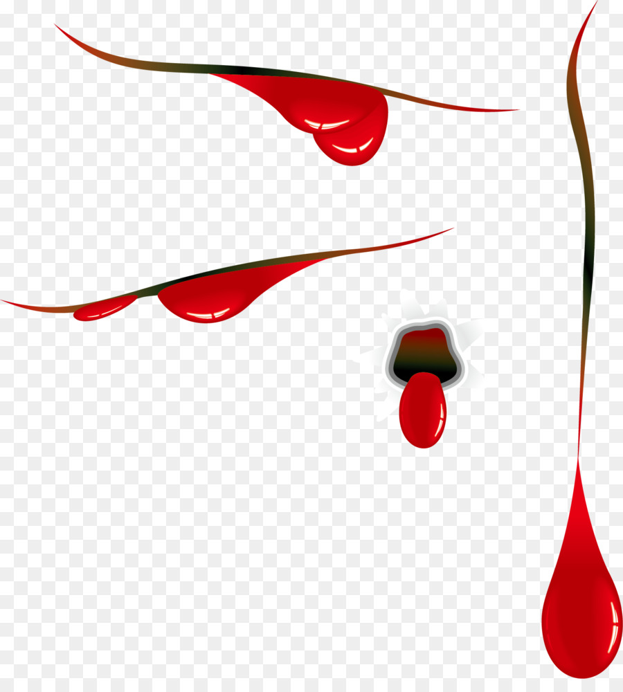 Ferita di Sangue file di Computer - Vettore ferite iniettati di sangue gocce