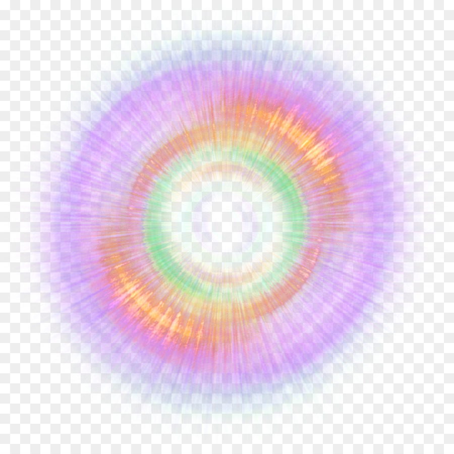 Luce Cerchio Halo efficacia Luminosa - Elementi di Immagine PNG