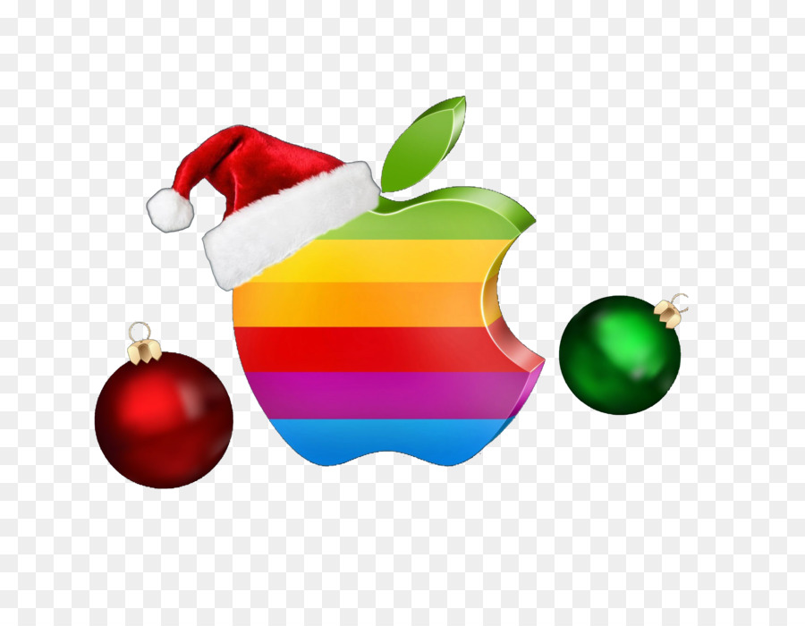 Logo-Apple-Weihnachten-Symbol - Apple logo-Elementen Weihnachten