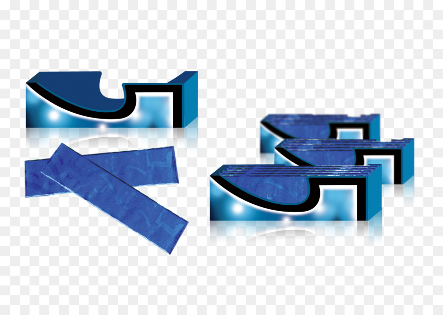 Marchio Logo Font - Gomma blu