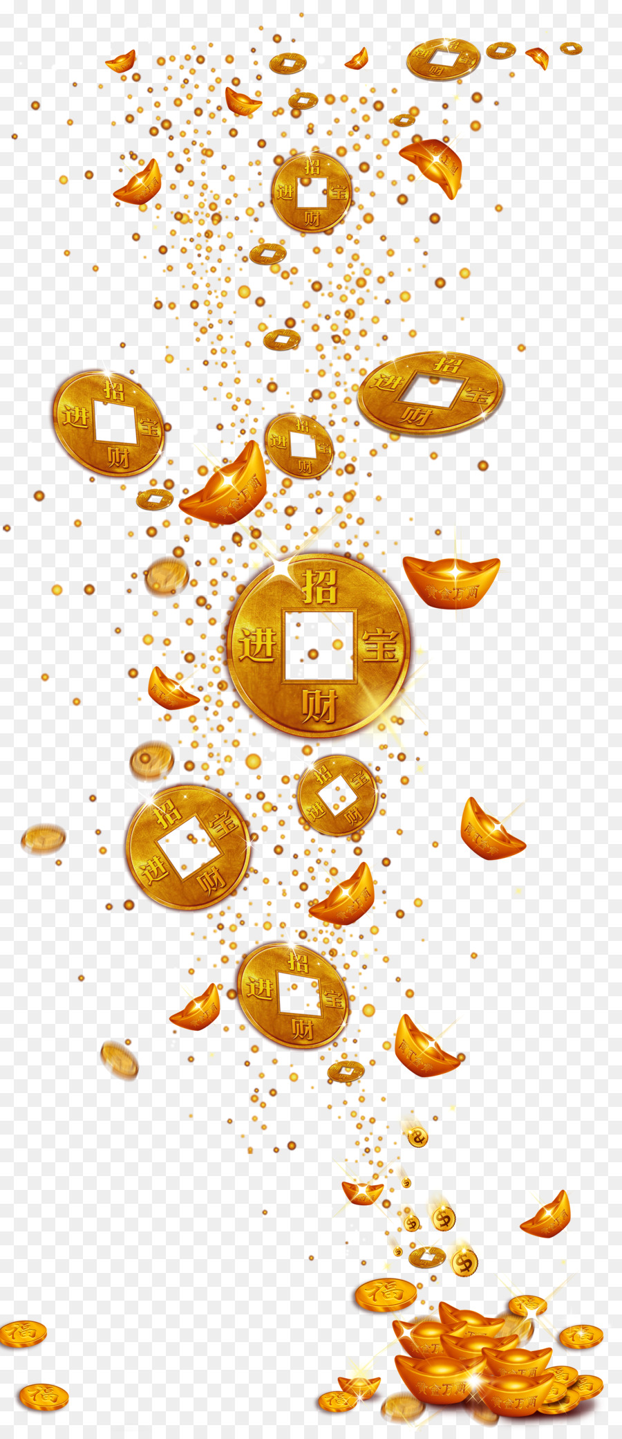 đồng tiền vàng - Vàng bầu không khí rơi tiền thỏi vàng liệu png tải về -  Miễn phí trong suốt điểm png Tải về.