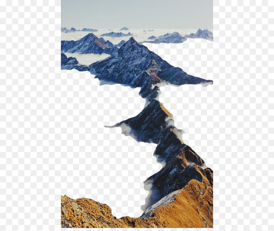 Nhiếp ảnh thiết kế đồ Họa - Ngọn núi và sky
