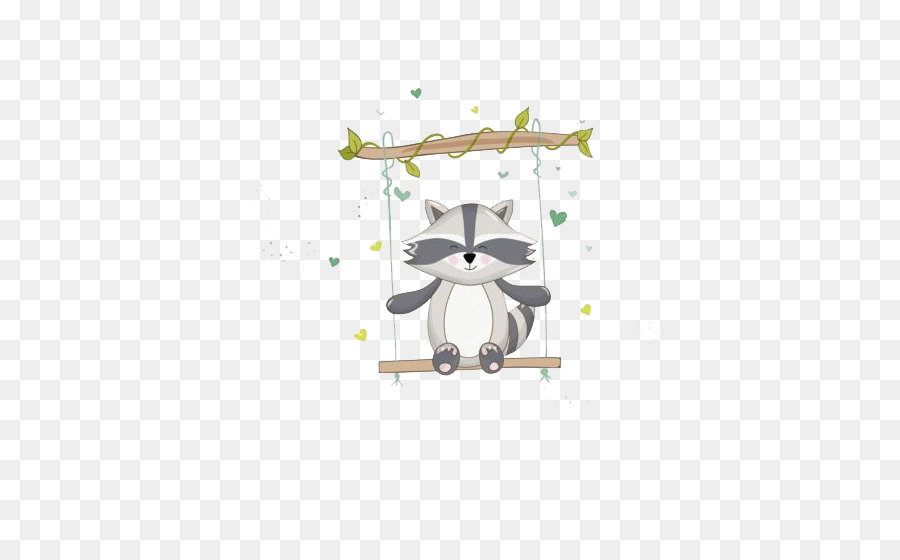 Raccoon invito a Nozze Baby shower Regalo Neonato - carino piccolo procione