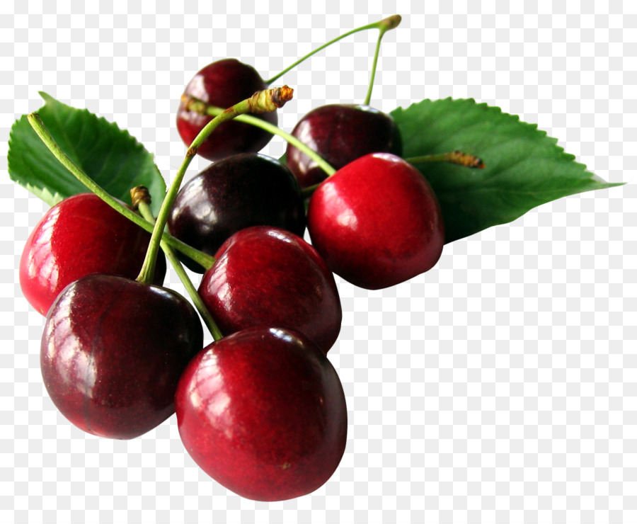 Trái Cây Anh Đào - cherry với lá
