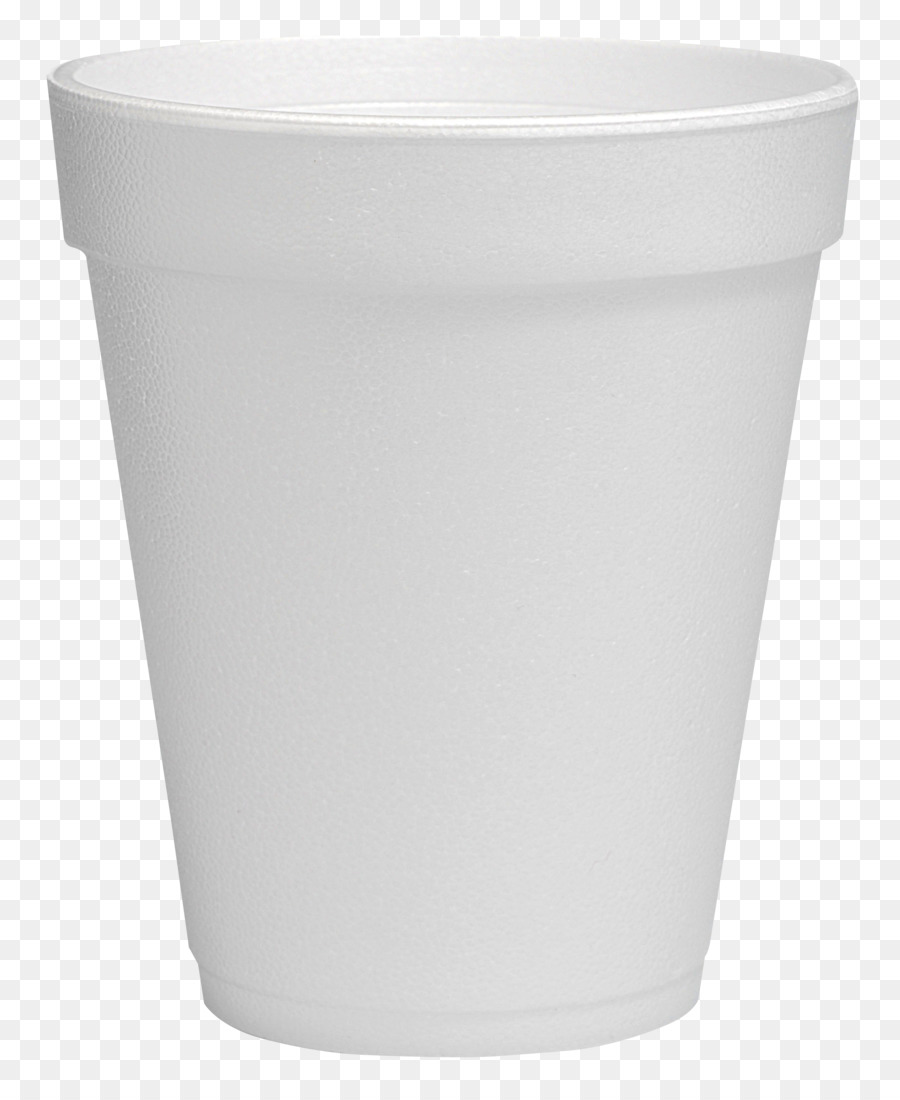 Deckel Aus Kunststoff Blumentopf-Cup Weiß - Plastikbecher