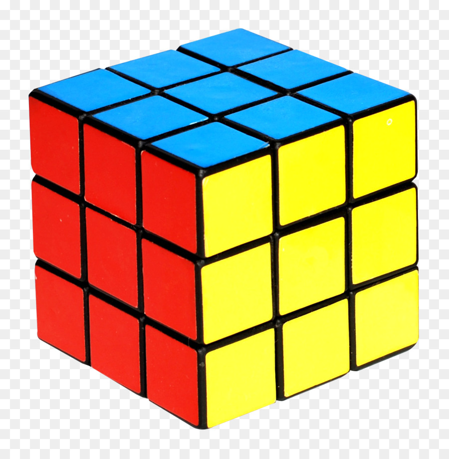 Rubiks Cube Puzzle del cubo di Speedcubing - Cubo Sfondo Trasparente