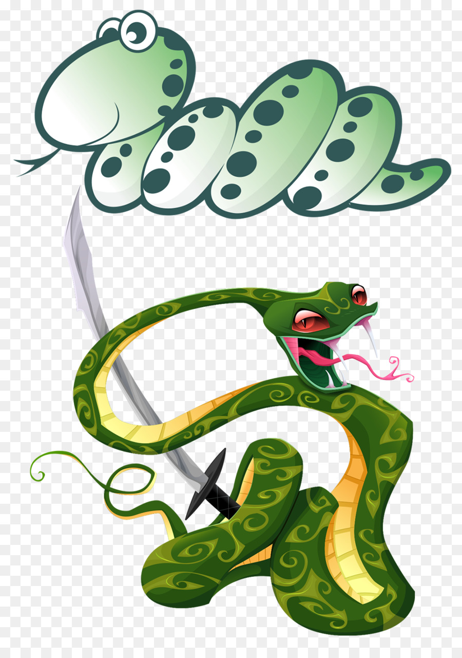 Serpente Cartoon Illustrazione - cartoon serpente