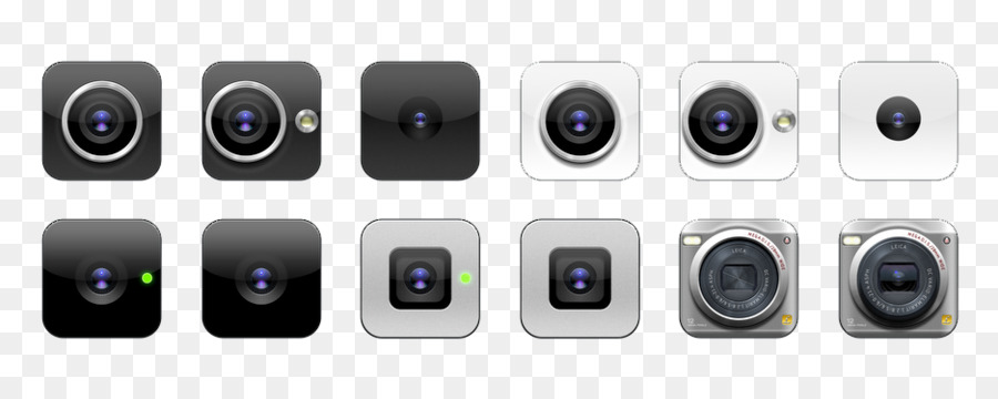 Videocamera Fotocamera Icona del telefono - Cellulare con fotocamera icona