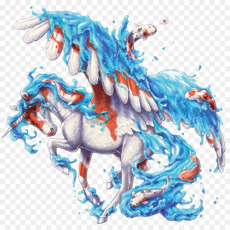 Pegasus Cavallo creatura Leggendaria Unicorno - vettore pegasus