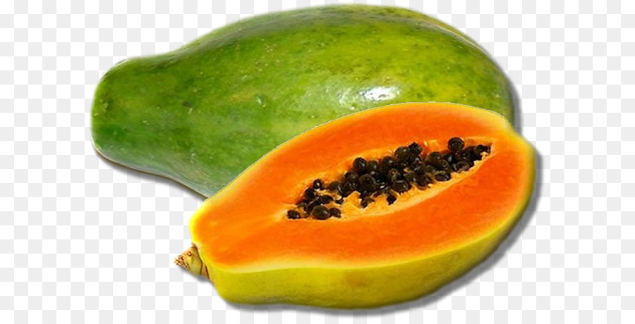 Papaya-eine Tropische Frucht, Essen Mango - Papaya Transparenten Hintergrund