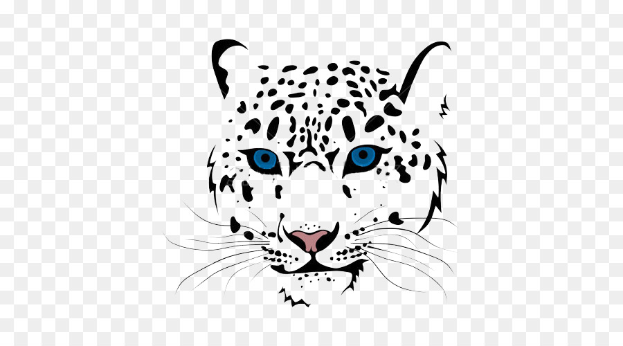 Lago di Studente di Scuola media di Darby Creek Scuola Elementare LIC Bambini Ginnastica - Snow leopard testa immagine cartone animato immagine