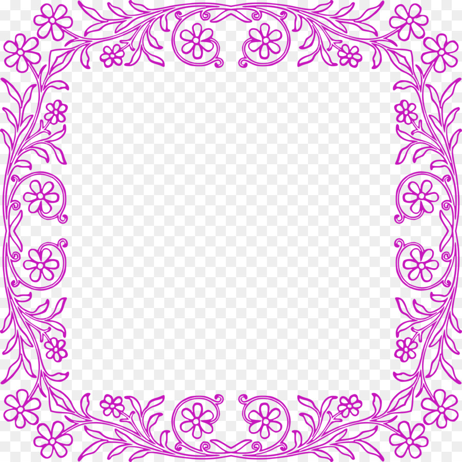 Visual arts Ornament-Zeichnung-Muster - Floral Frame