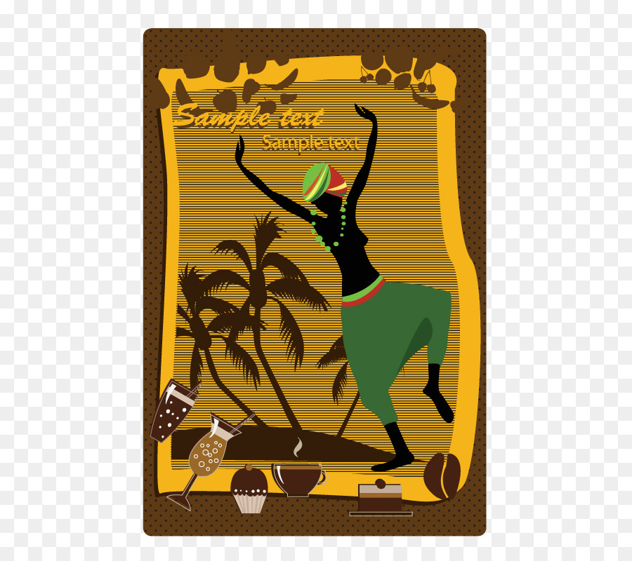 Afrika Motiv Muster - Afrika, Frau, Poster