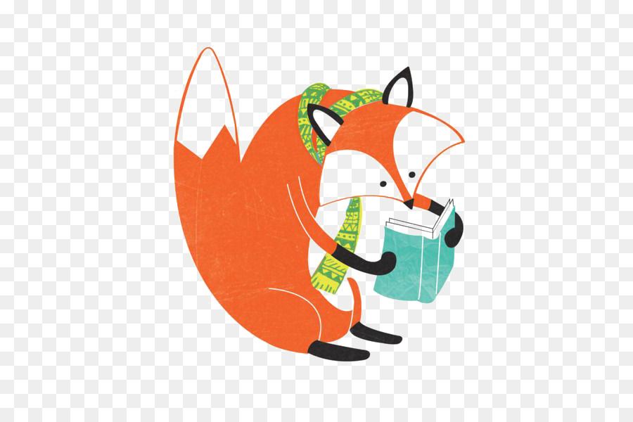 Đọc sách Fox Percy Jackson Clip nghệ thuật - Đọc sách fox