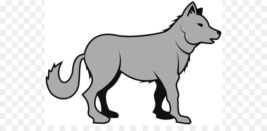 Gray wolf clipart - Wolf Cliparts