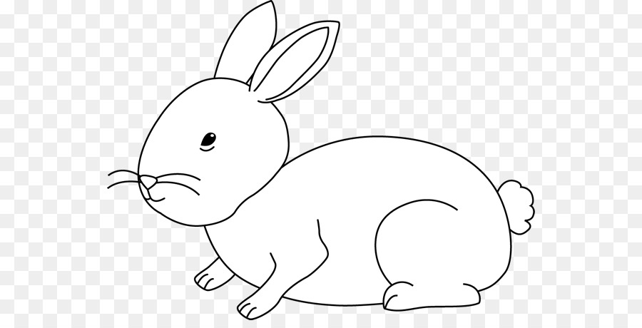 Coniglio Lepre olandese coniglio Coniglio Bianco, Clip art - in bianco e nero bunny immagini