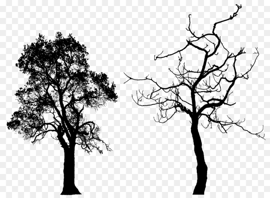 Baum Silhouette clipart - Kostenlose Baum-Silhouette
